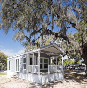 Oak Harbor RV Village Cottages for Sale Oak Tree