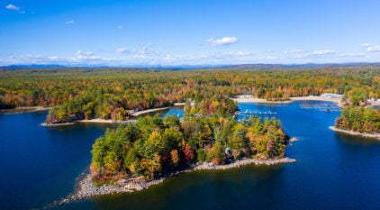 Point Sebago in the Fall