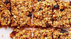 Cranberry granola bars