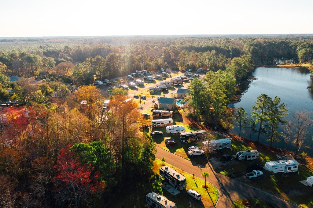 Lake Jasper Overhead View