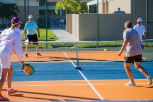 Playing Pickleball in Sarasota