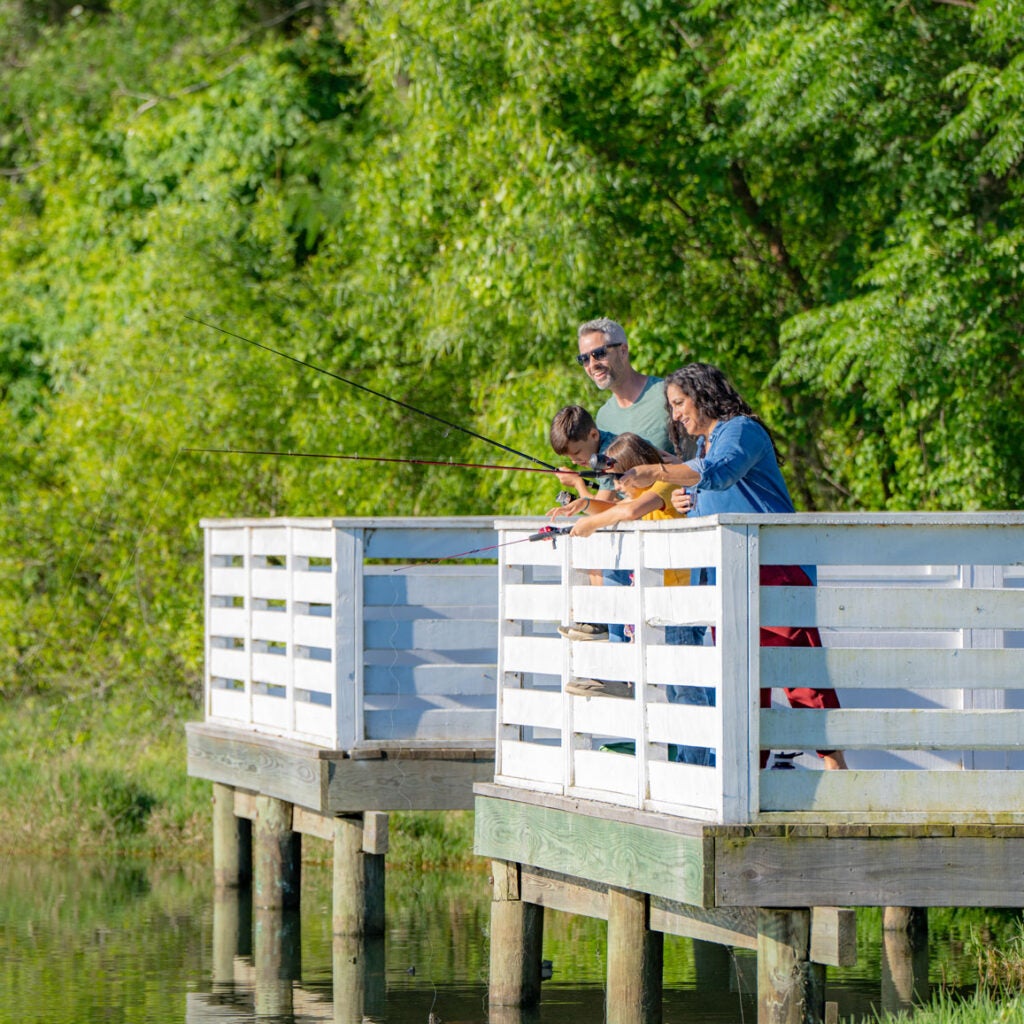 Fishing derby at CreekFire RV Resort in Savannah, Georgia