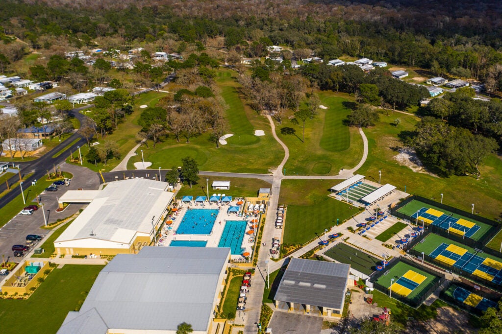 Rolling Greens Drone - Amenities - golf, pool, sports courts