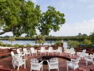 River Vista RV - firepit with little manatee river