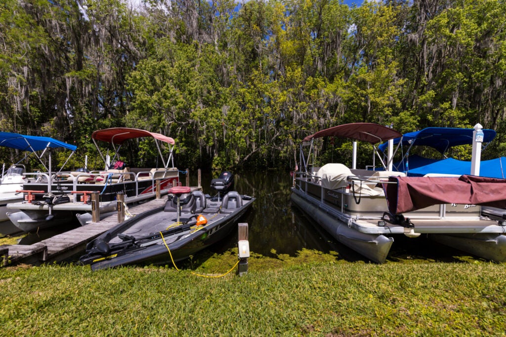 Boats Docked at Holiday RV