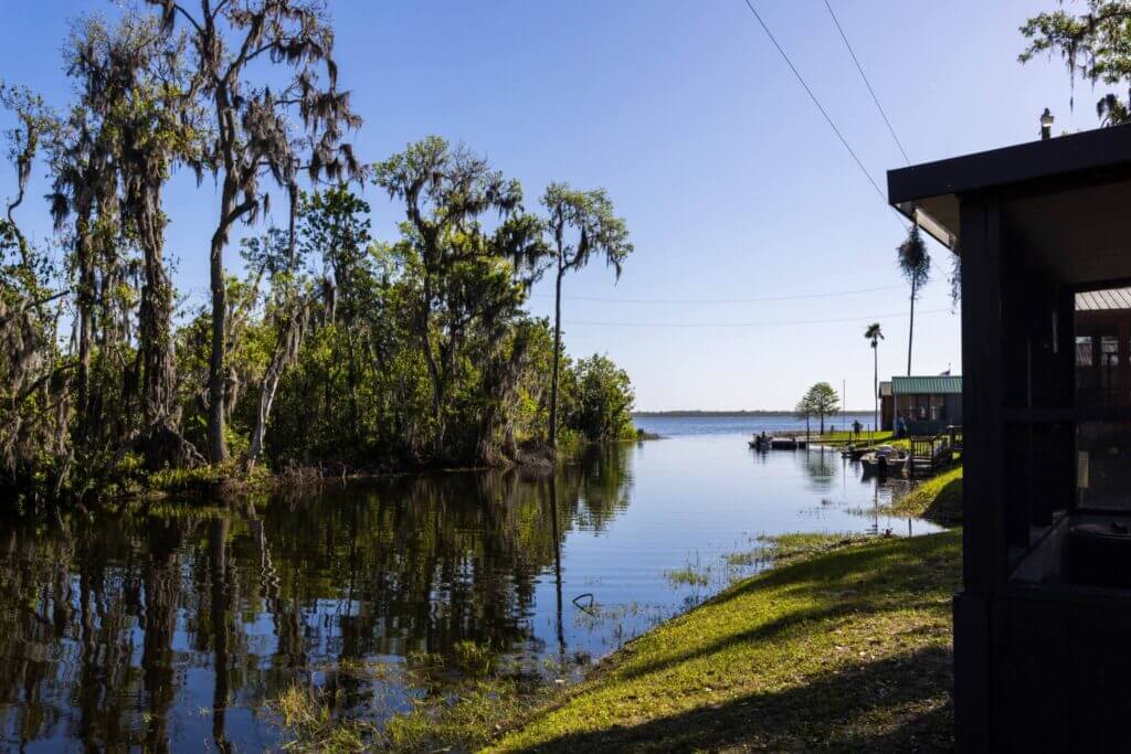 Canal leading to lake