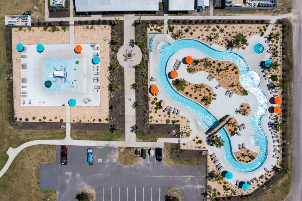 CreekFire Lazy River Overhead