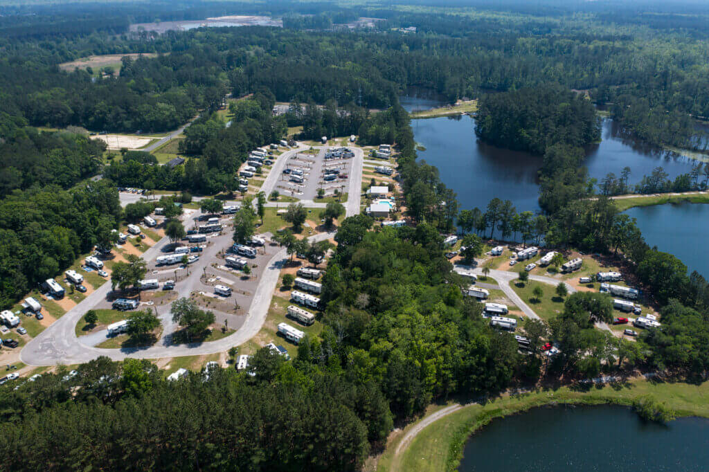 Lake Jasper RV Drone Image