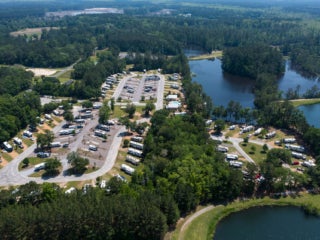 Lake Jasper RV Drone Image