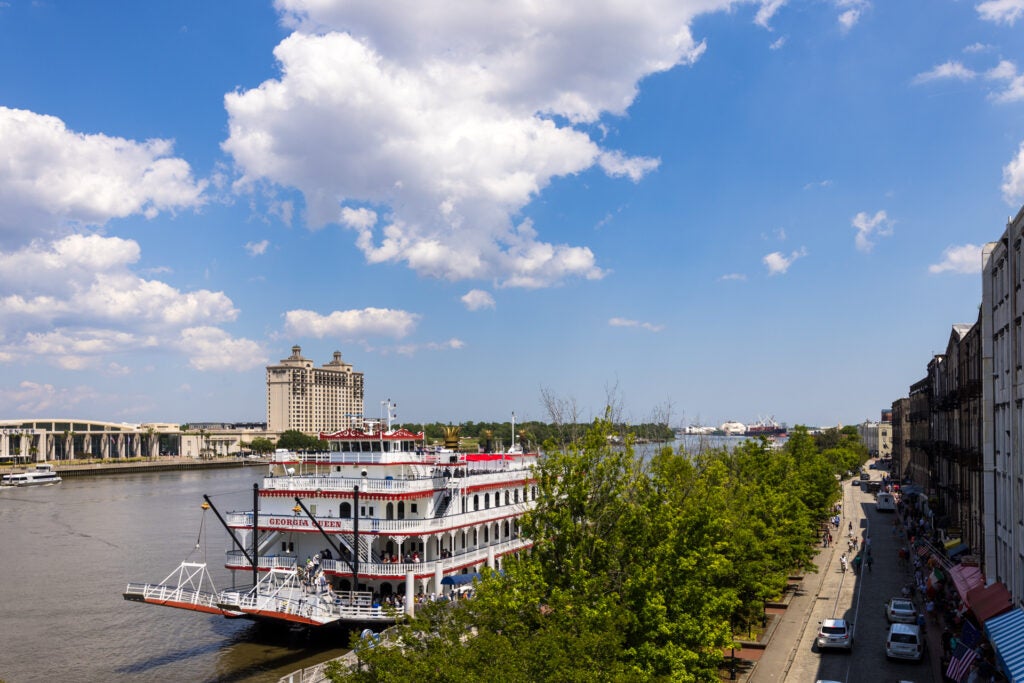 River Street Savannah near CreekFire