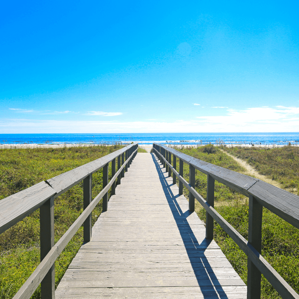 Beaches in SC near Lake Jasper RV