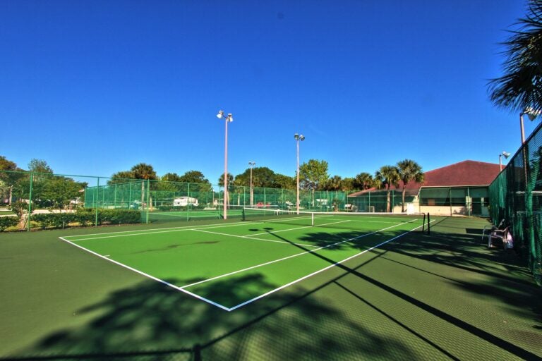 tennis courts