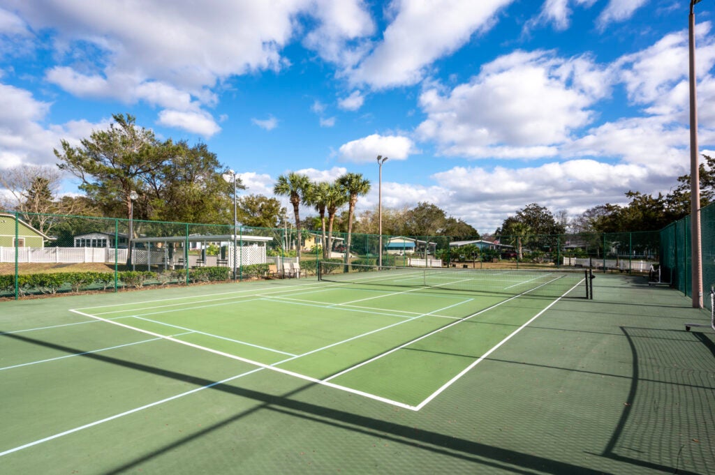 tennis courts