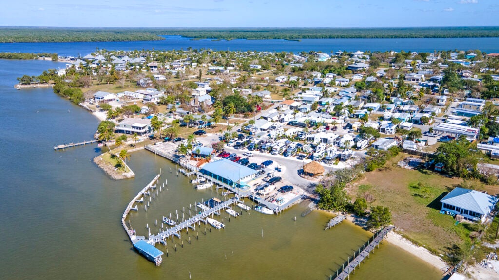 Chokoloskee Island Resort Aerial