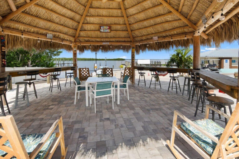 Patio at Chokoloskee RV Park in Florida