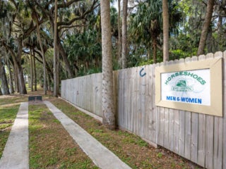 Horseshoes at Lake Griffin Harbor
