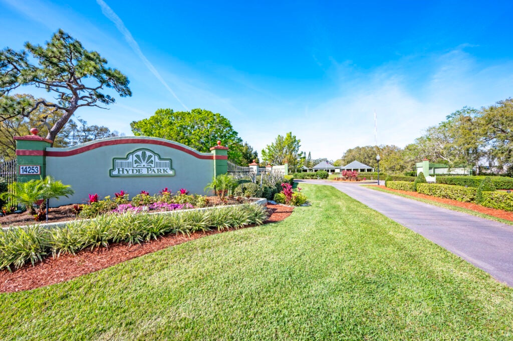 Hyde Park Village Entrance