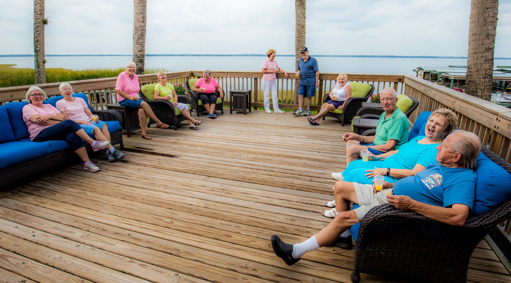 Front Deck at Lake Griffin Harbor