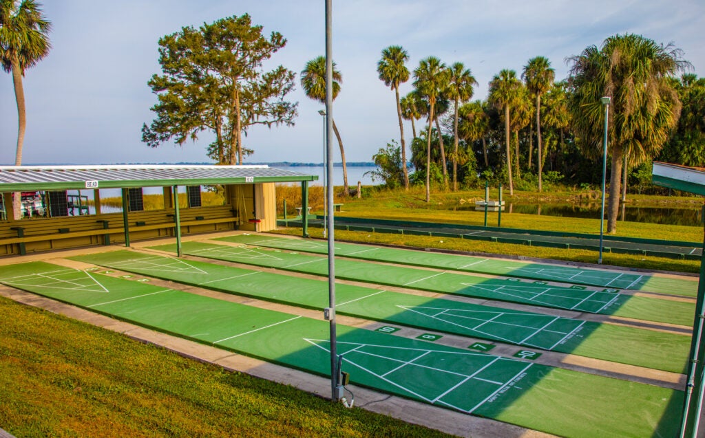 Shuffleboard at Lake Griffin Harbor