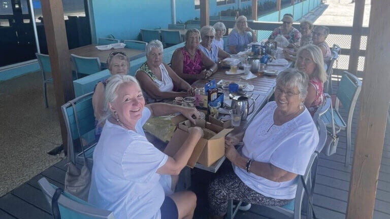 Ladies lunch at Sunset Grill at Little Harbor in Ruskin, Florida