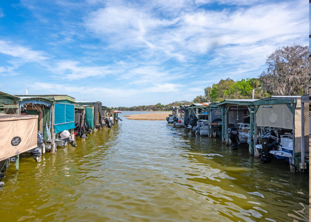 Boat Storage at Lake Griffin Harbor