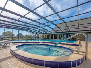 Indoor pool at Lake Griffin Harbor