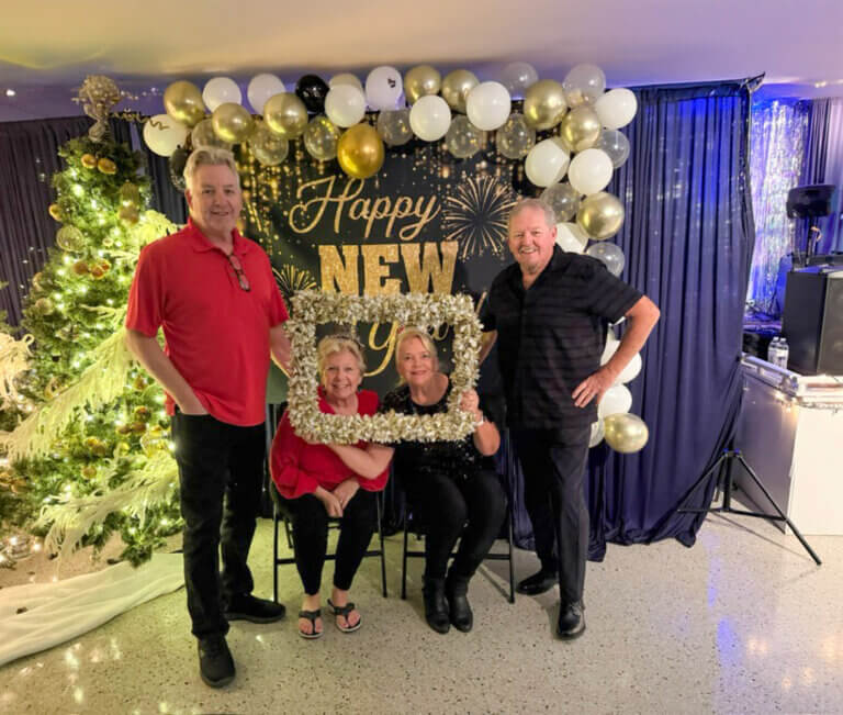 Holiday RV Park guests at New Years Eve Party