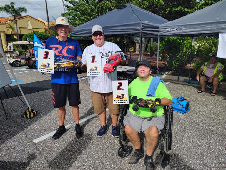 Members of the RC group at Cypress Lakes Village in Lakeland, Florida.