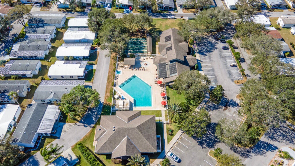 Strawberry Ridge Village Aerial view