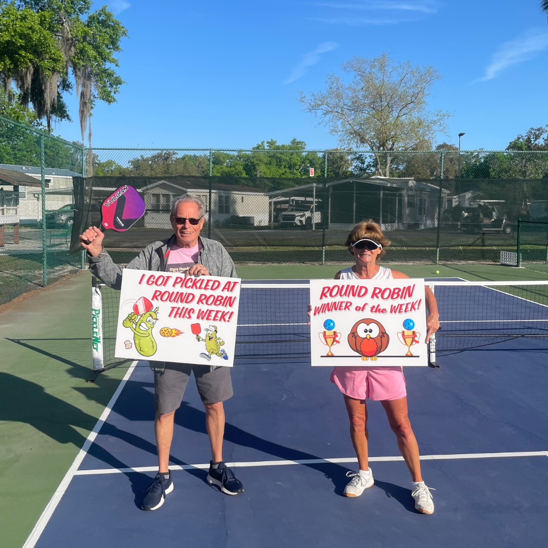 Pickleball Winners at Holiday RV