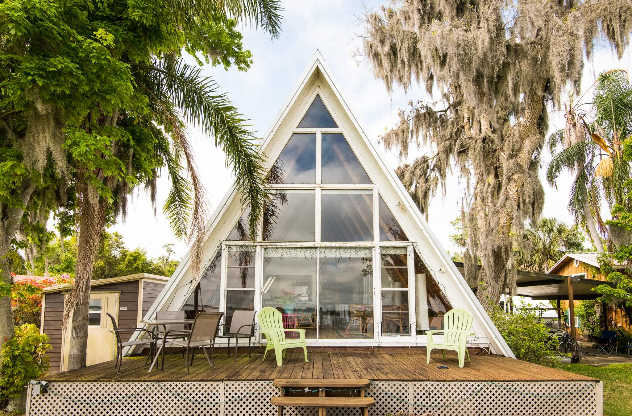 A-Frame rental at Oak Harbor RV Park