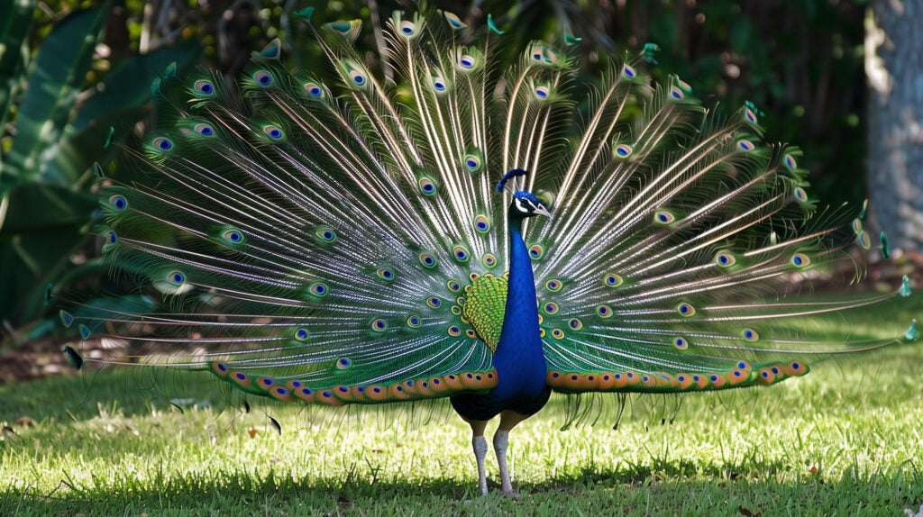 Peacock at Wonder Gardens