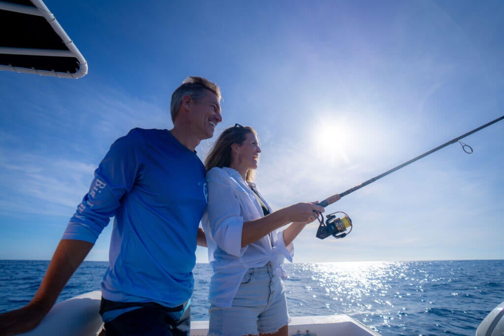 Fishing in the Florida Keys off Big Pine Key