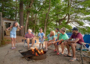 Smores at Point Sebago