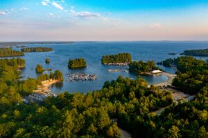 Point Sebago marina view