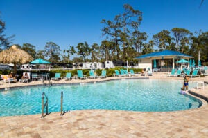 Pool at Blueway RV in Fort Myers Florida