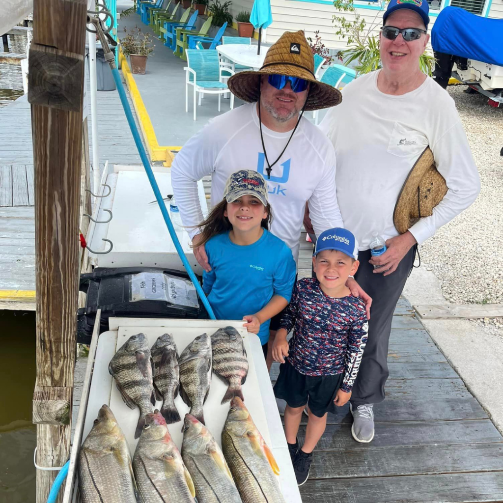 Family with Fish Catches at Chokoloskee 2