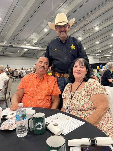 Members of the CERT Team at Rolling Greens Village in Ocala, Florida attend an awards banquet hosted by the Marion County Sheriff's Department.