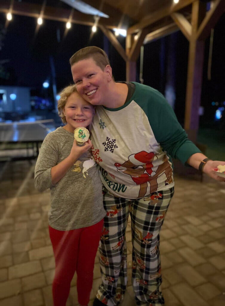 Guests at Blueway RV dressed in their Christmas PJs