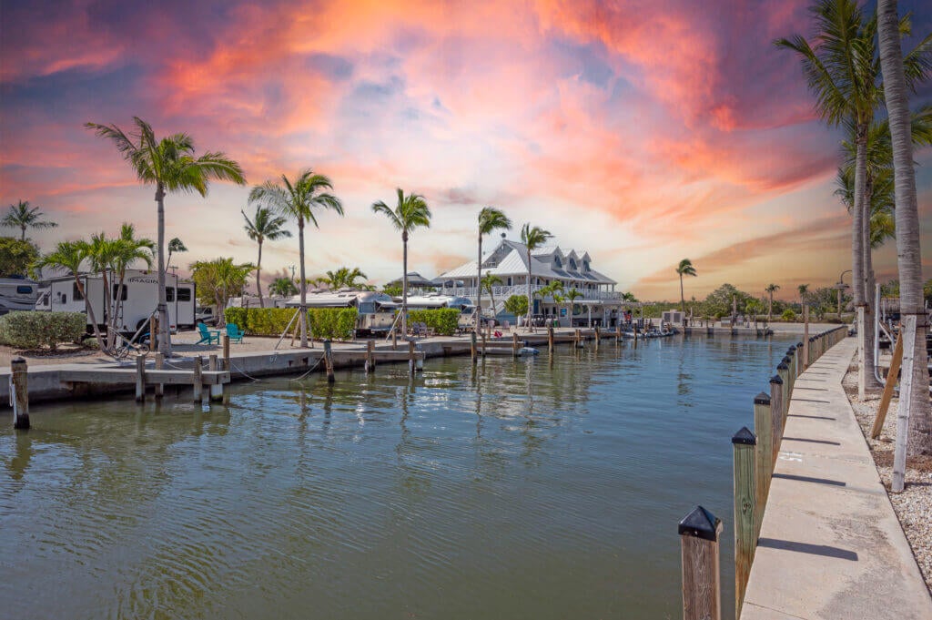 Big Pine Key Aerial Sunset