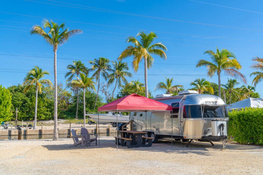 Big Pine Key Airstream at RV site