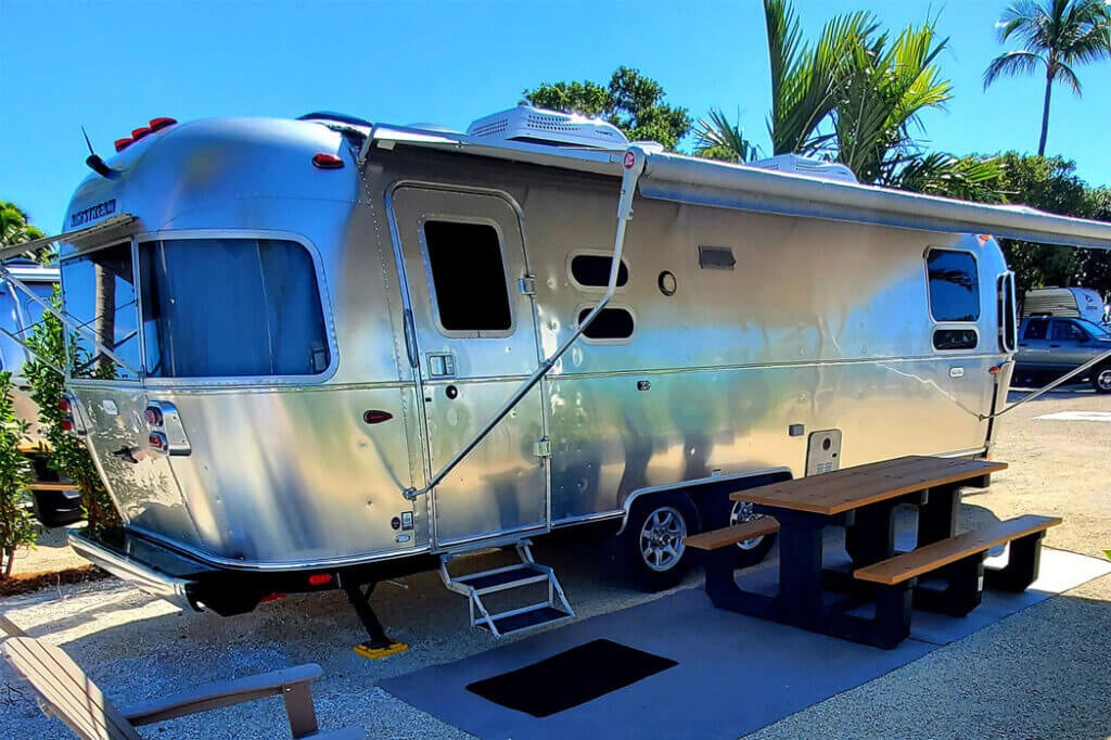 Stay in an Airstream rental at Big Pine Key RV Park in Florida.