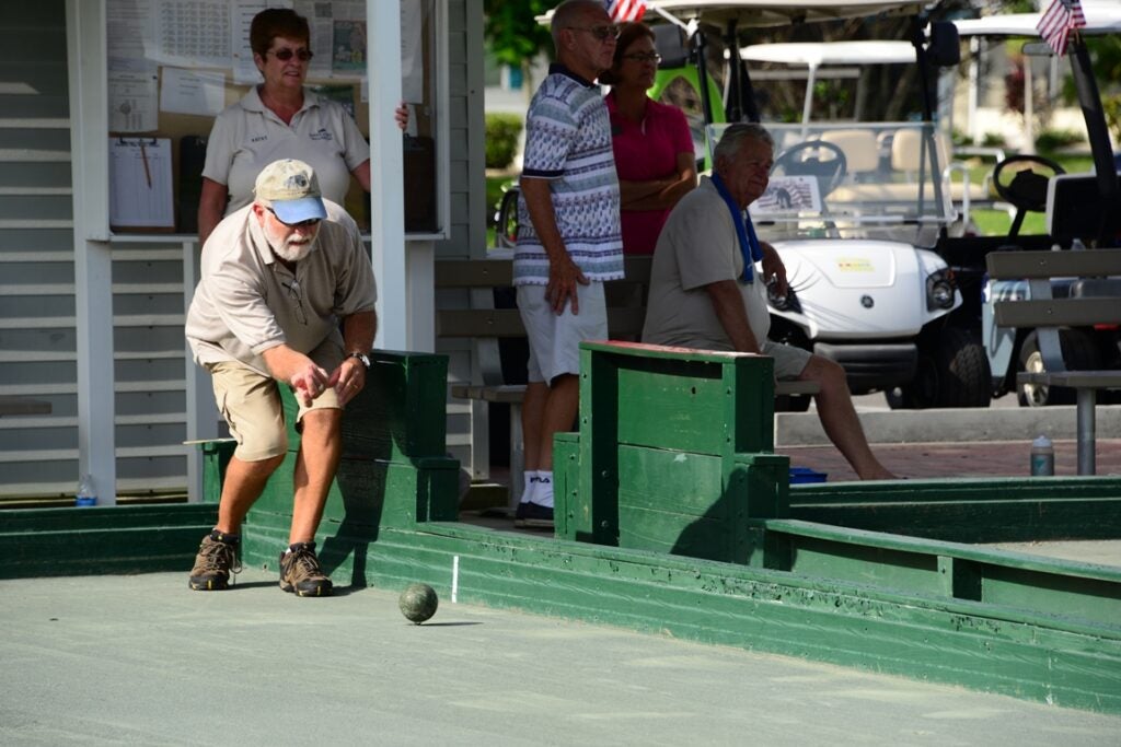 Jamaica Bay Village - bocce group