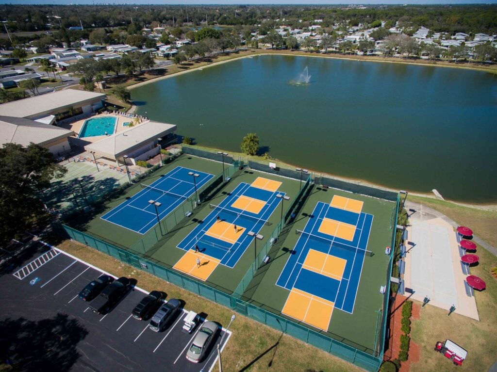 Camelot East - sport courts by the water