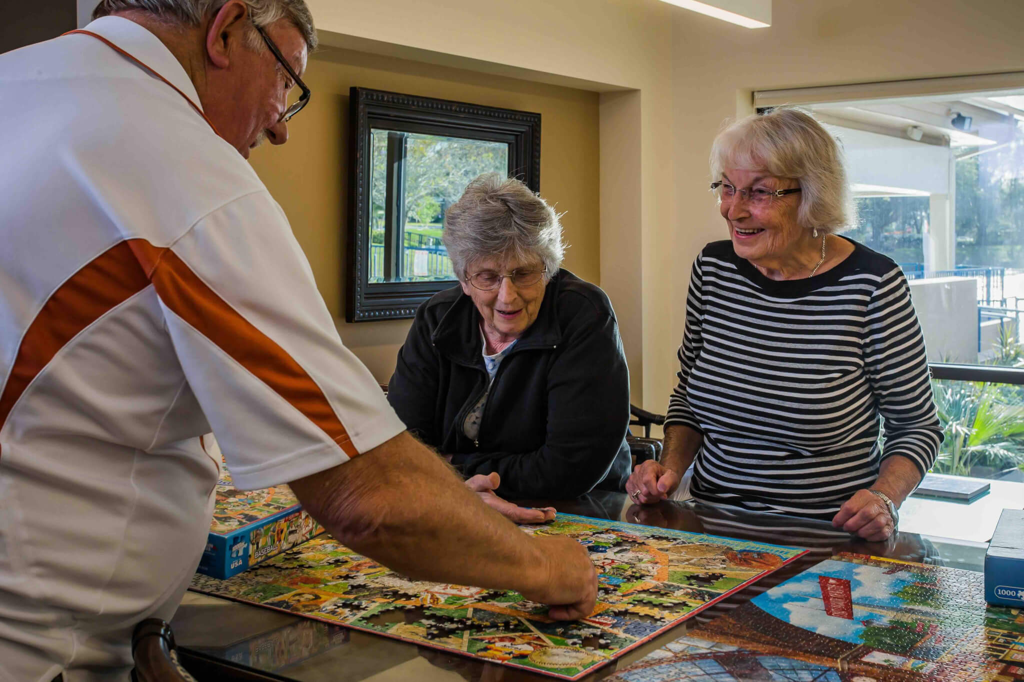 Camelot Lakes Village - puzzle table