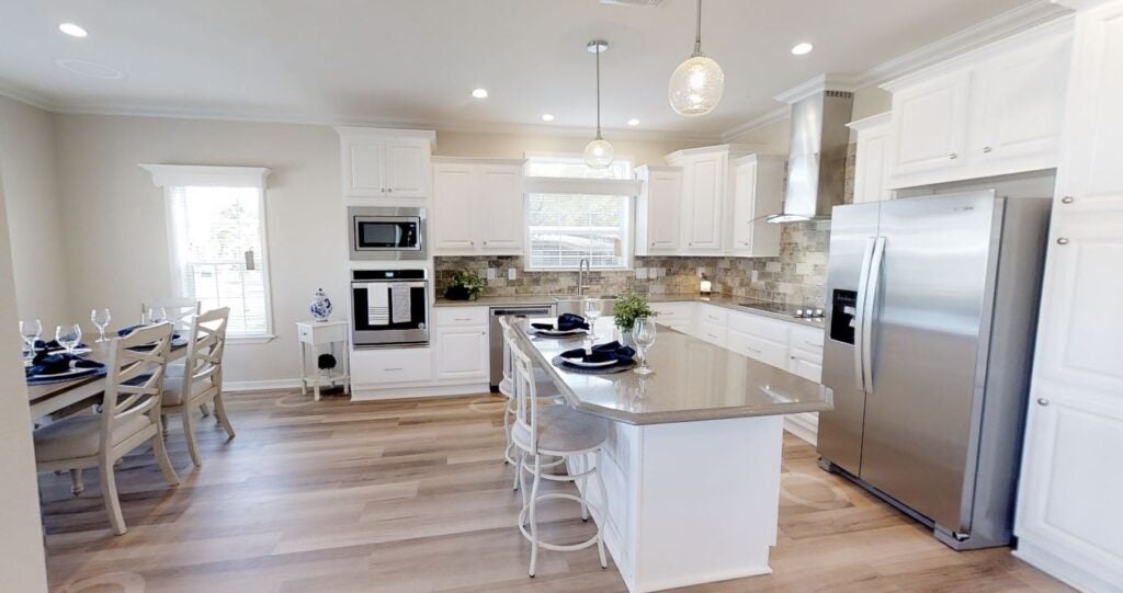 coastal interior kitchen