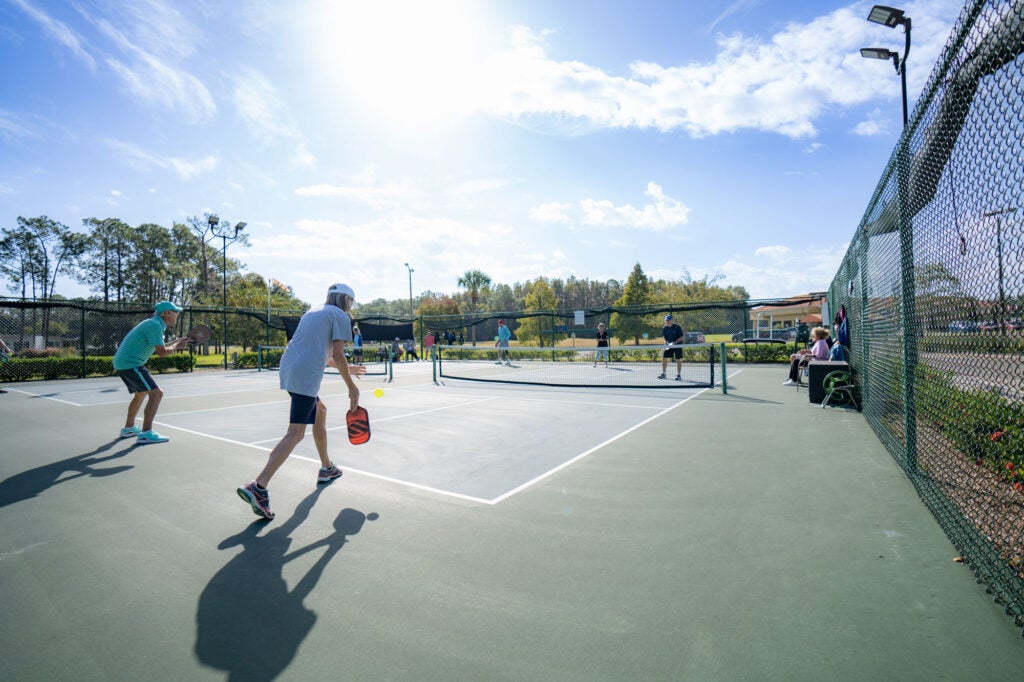 Cypress Lakes Village - pickleball players