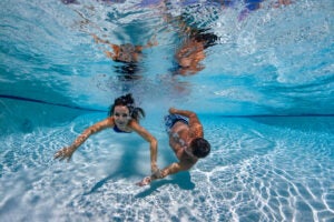 Underwater Pool Shot at Blueway RV