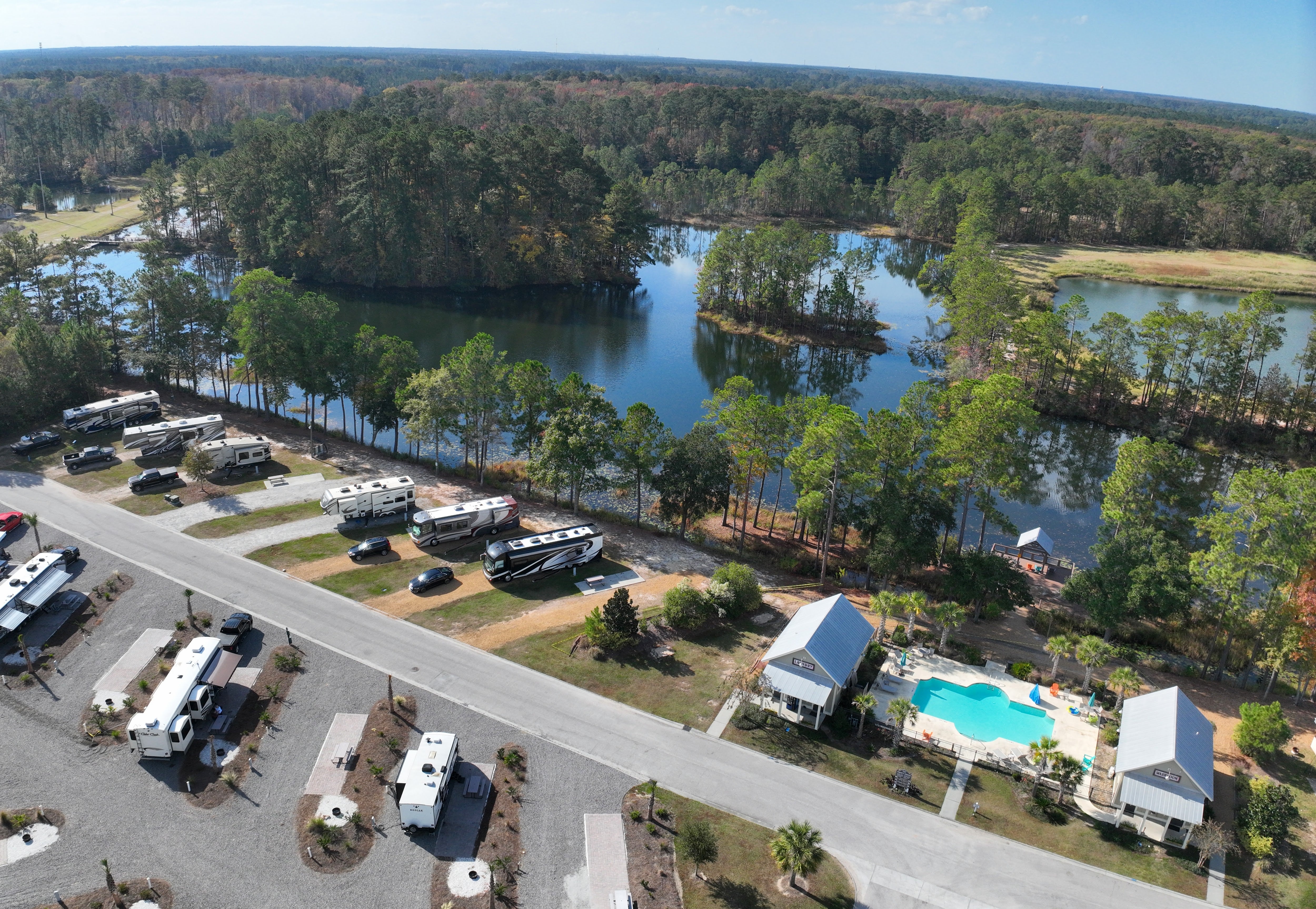 Lake Jasper RV Sites in South Carolina