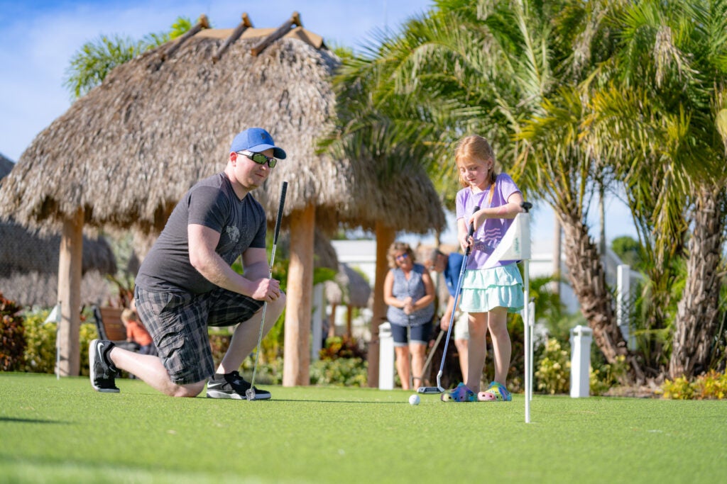 Family Mini Golf at Blueway RV